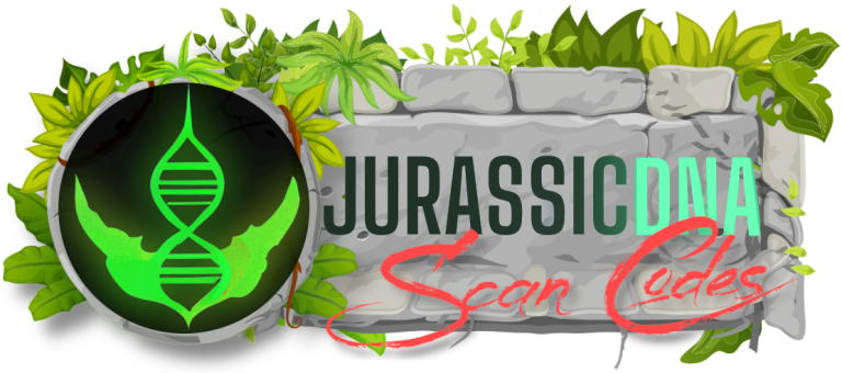 Jurassic DNA Scan Codes » DNA scan codes for the Jurassic World Play App