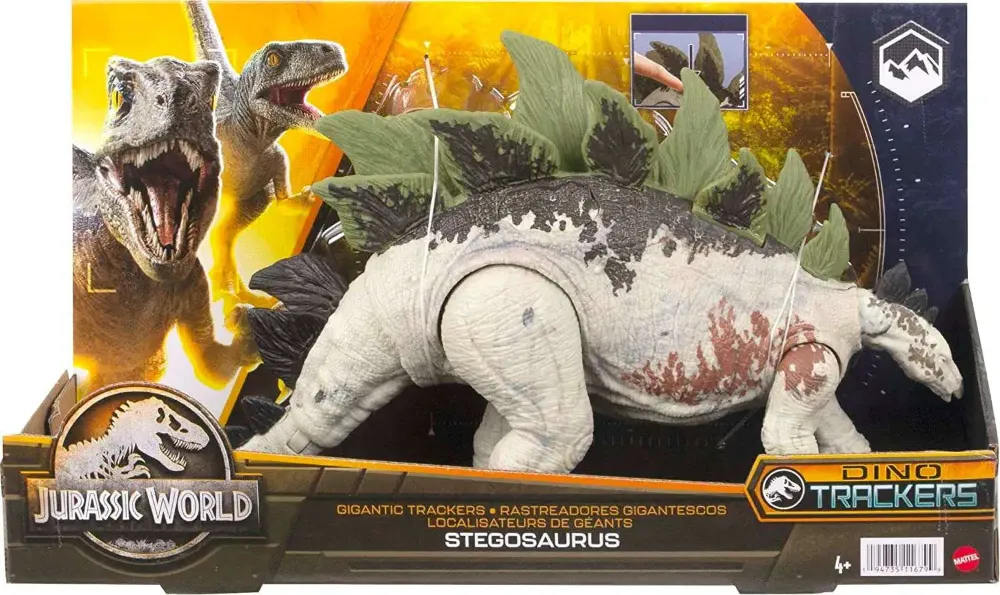 JurassicDNA.com Jurassic World Dino Trackers Stegosaurus Gigantic Trackers Box