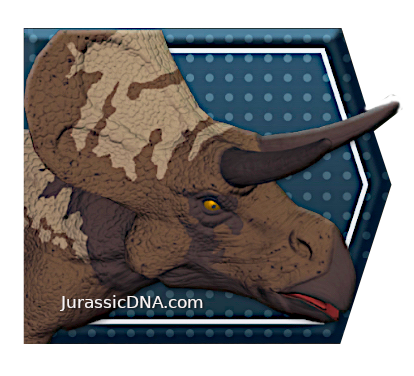 Zuniceratops - Dino Trackers - Jurassic World Play DNA Scan Code JurassicDNA.com