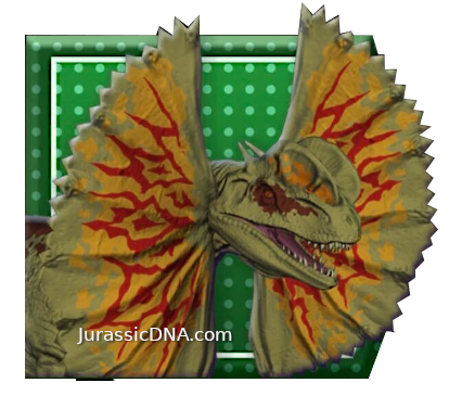 Dilophosaurus - Dino Trackers - Jurassic World Play DNA Scan Code JurassicDNA.com