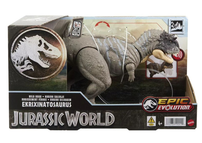 Ekrixinatosaurus - Wild Roar - Epic Evolution - Jurassic World DNA Scan Code JurassicDNA.com