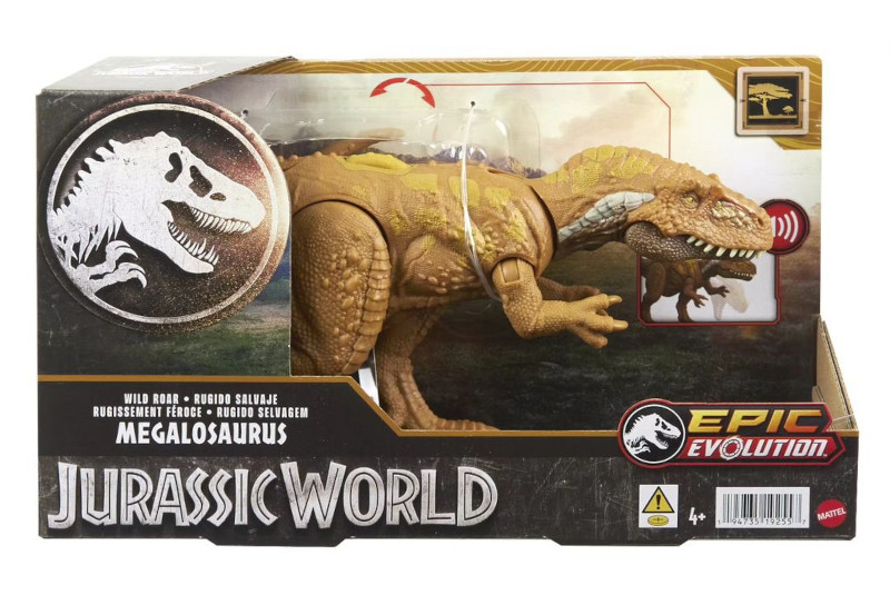 Megalosaurus - Wild Roar - Epic Evolution - Jurassic World DNA Scan Code JurassicDNA.com