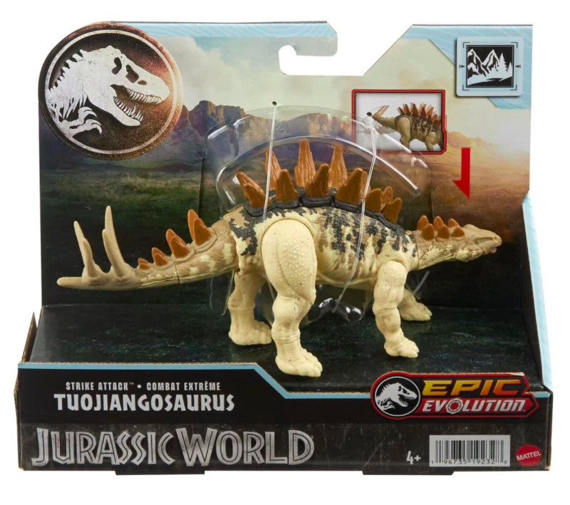 Tuojiangosaurus - Strike Attack - Epic Evolution - Jurassic World DNA Scan Code JurassicDNA.com