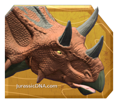 Chasmosaurus - Epic Evolution - Jurassic World DNA Scan Code JurassicDNA.com