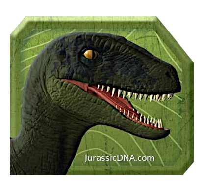 Velociraptor Green - Epic Evolution - Jurassic World DNA Scan Code JurassicDNA.com