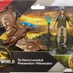 Pteranodon - Dr. Henry Loomis & Juvenile Pteranodon Play Set DNA Scan Code Jurassic World Rebirth Pteranodon & Dr Henry Loomis Play Set