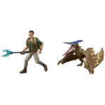 Pteranodon - Dr. Henry Loomis & Juvenile Pteranodon Play Set DNA Scan Code Jurassic World Rebirth Pteranodon & Dr Henry Loomis Play Set