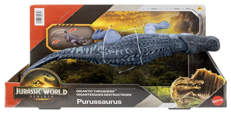 Jurassic World Rebirth Purussaurus Gigantic Thrashers