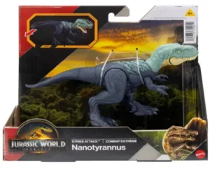 Jurassic World Survival Nanotyrannus Strike Attack dinosaur toy DNA Scan Code