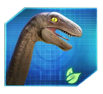 Jurassic World Gallimimus dinosaur figure DNA Scan Code