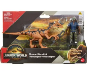 Duncan Kincaid Velociraptor Jurassic World dinosaur toy DNA Scan Code
