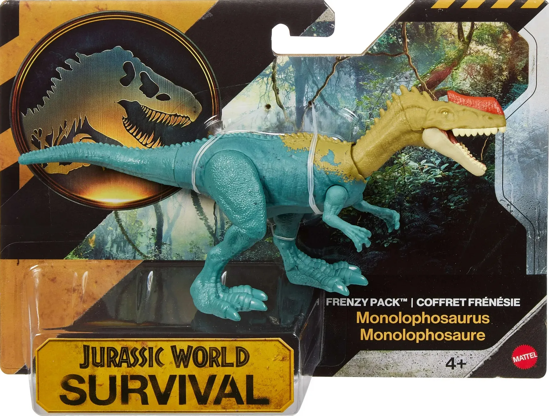 JurassicDNA.com Jurassic World Survival Monolophosaurus Frenzy Pack box