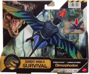 Jurassic World Survival Dimorphodon Strike Attack dinosaur toy DNA Scan Code