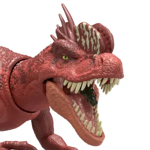 JurassicDNA.com Jurassic World Survival Dilophosaurus Strike Attack