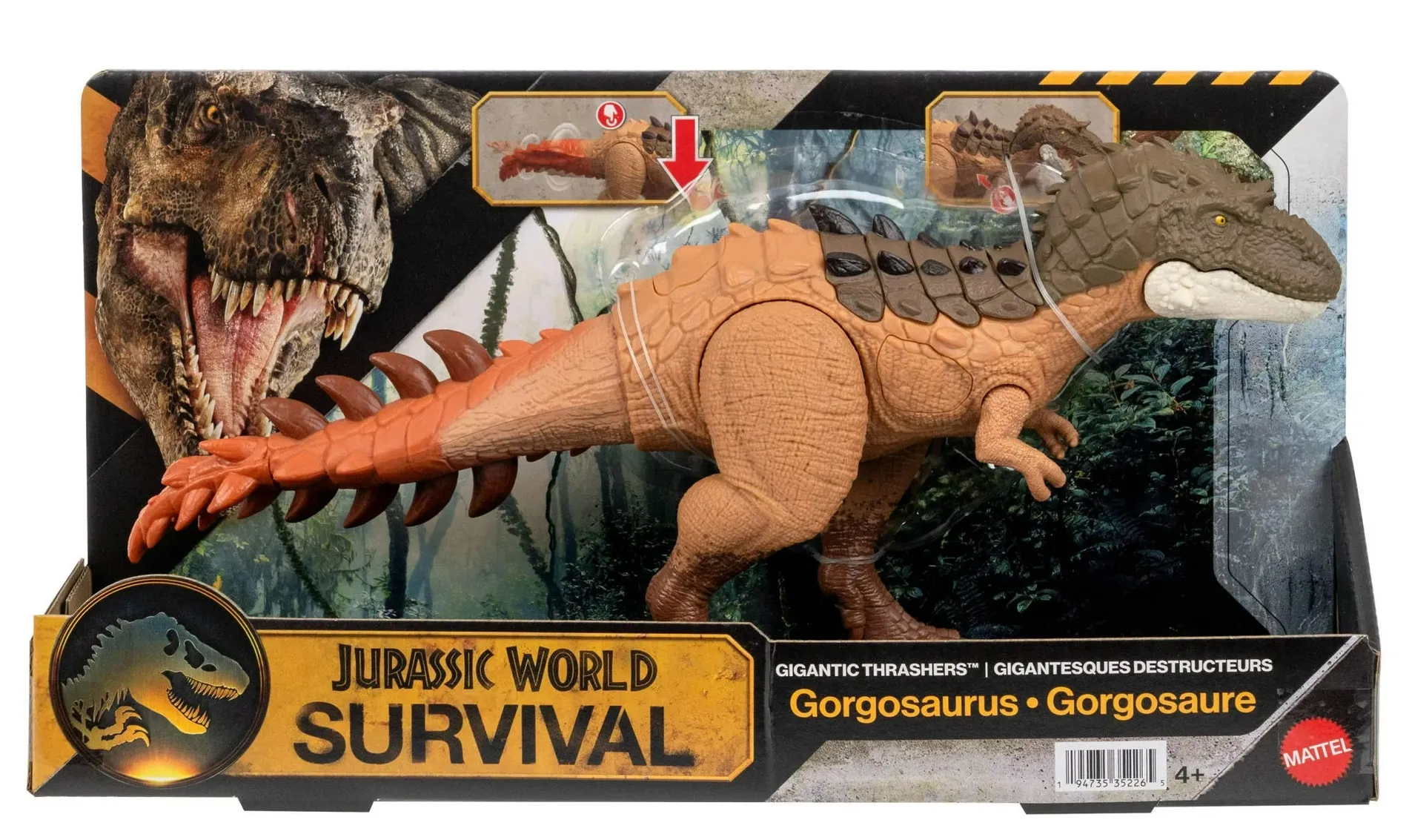 JurassicDNA.com Jurassic World Survival Gorgosaurus Gigantic Thrashers Box