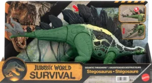 Jurassic World Survival Stegosaurus Gigantic Thrashers dinosaur toy DNA Scan Code
