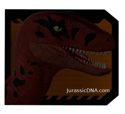 JurassicDNA.com Jurassic World Survival Velociraptor Red Real Feel