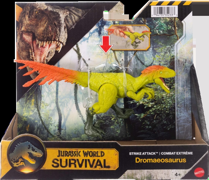 JurassicDNA.com Jurassic World Survival Dromaeosaurus Strike Attack