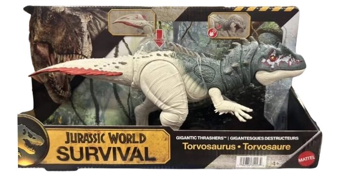 JurassicDNA.com Jurassic World Survival Torvosaurus Gigantic Thrashers