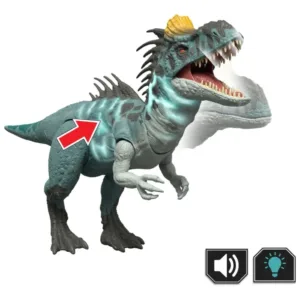 JurassicDNA.com Jurassic World Survival Cryolophosaurus Wild Roar