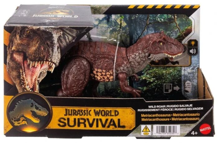 JurassicDNA.com Jurassic World Survival Metriacanthosaurus Wild Roar