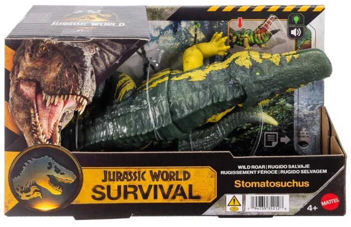 JurassicDNA.com Jurassic World Survival Stomatosuchus Wild Roar