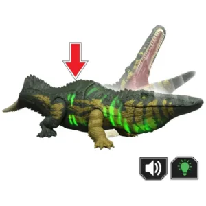JurassicDNA.com Jurassic World Survival Stomatosuchus Wild Roar