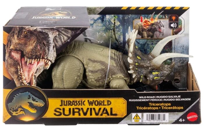 Jurassic World Survival Wild Roar Triceratops
