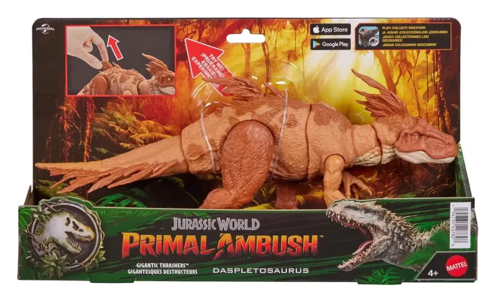 JurassicDNA.com Jurassic World Primal Ambush Shunosaurus Gigantic Thrashers Box