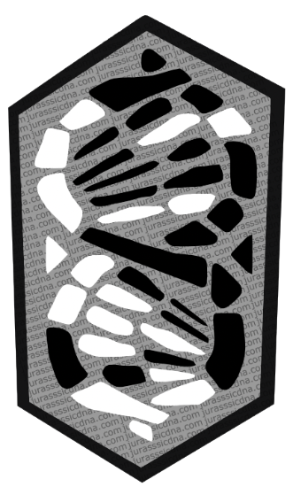 JurassicDNA.com Jurassic World Survival Tyrannosaurus Rex_Reimagined All Terrain Capture Pack DNA Scan Code