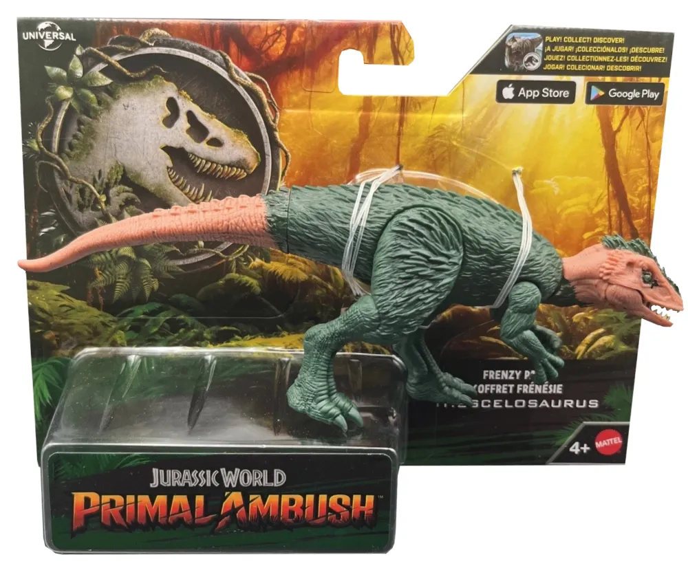 Jurassic World Primal Ambush Thescelosaurus Frenzy Pack box