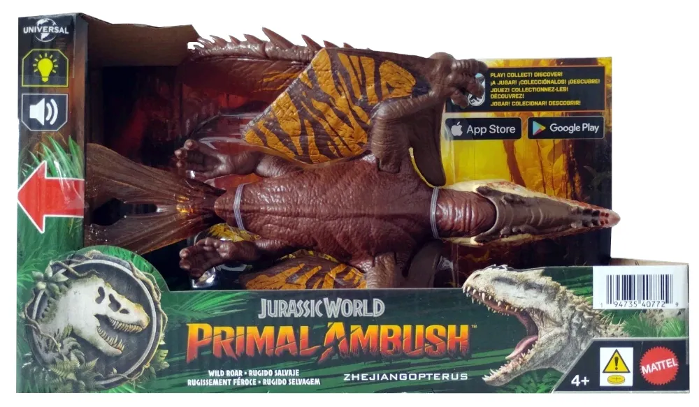 JurassicDNA.com Jurassic World Primal Ambush Zhejiangopterus Wild Roar Box